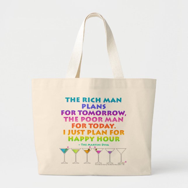 MARTINI ZEN - Bolsa de compras para Happy Hour (Frente)