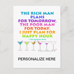 MARTINI ZEN - Plan para la Hora Feliz Tarjeta post