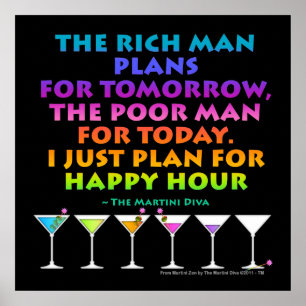 MARTINI ZEN - Planear Posters de Happy Hour, impri