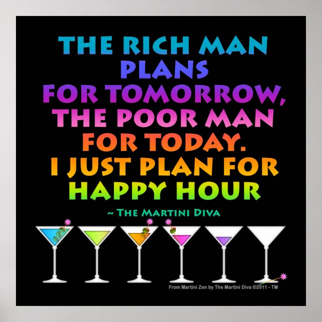 MARTINI ZEN - Planear Posters de Happy Hour, impri (Frente)