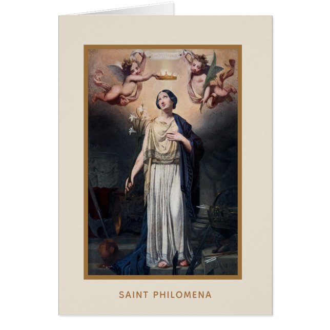 Mártir de Santa Virgen de Santa Filomena (Frente)