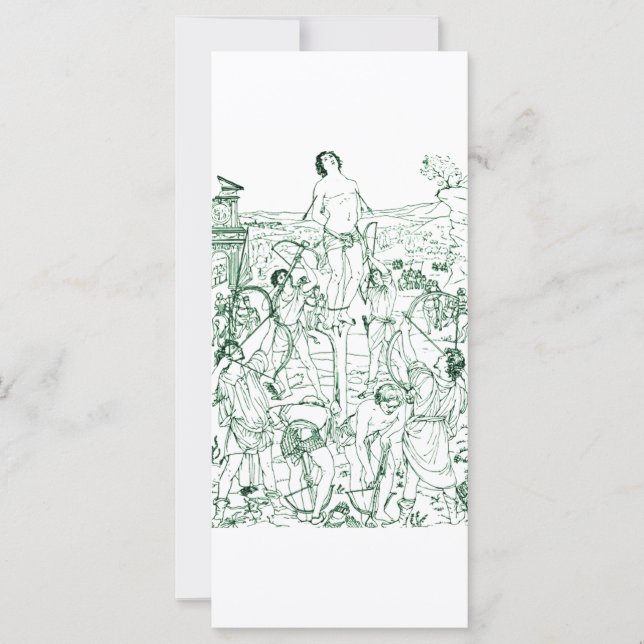 Martirio de San Sebastián (Anverso)