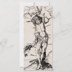 Martirio de San Sebastián por Martin Schongauer