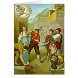 Martirio de St. Agatha (M 03) Tarjeta de felicitac