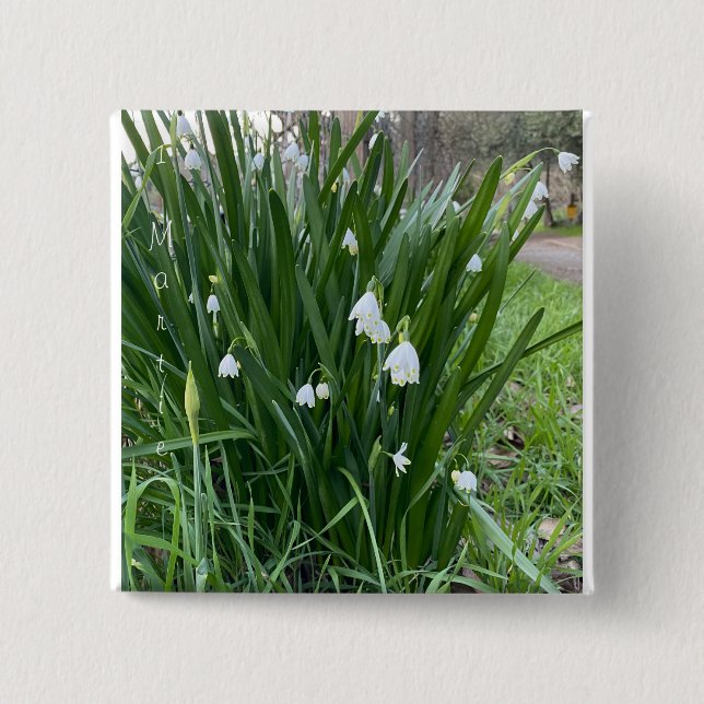 Mărțișor - Botón Ghiocei (Anverso)