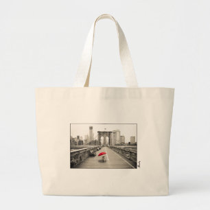 Marty Mouse en la bolsa del puente de Brooklyn