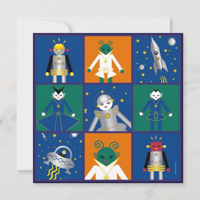 Martzkins en la invitación de la fiesta de (Anverso)