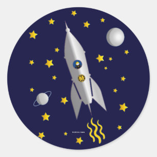 Martzkins In Outer Space Pegatinas © 2012 M. Martz