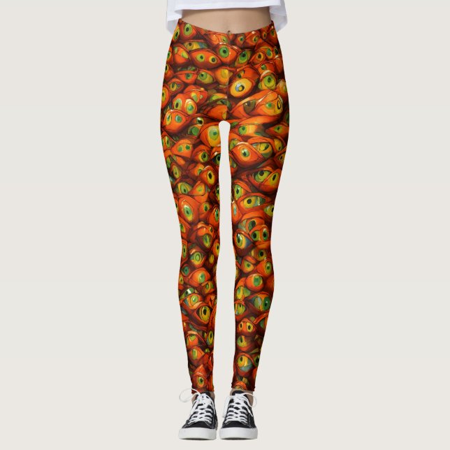 "Marvel de ojos múltiples: Leggings de mujeres con (Anverso)