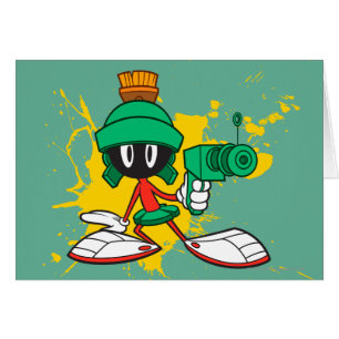 Marvin con un arma