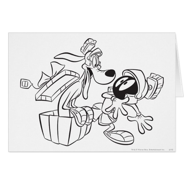 MARVIN EL MARCIANO™ y sorpresa de regalo de K-9 (Anverso (Horizontal))