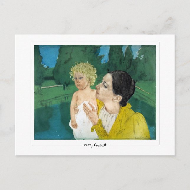 Mary Cassatt #128 - postal Bella Artes (Anverso)