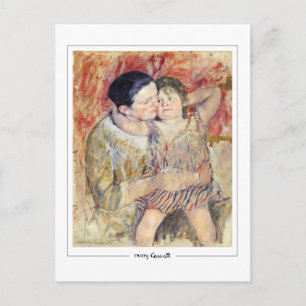 Mary Cassatt #129 - Tarjeta postal de arte fino