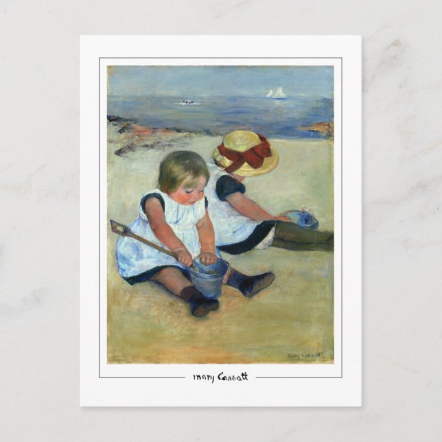 Mary Cassatt #140 - postal Bella Artes (Anverso)