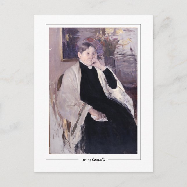 Mary Cassatt #221 - postal Bella Artes (Anverso)