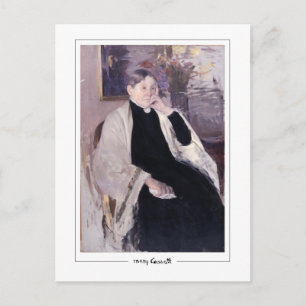 Mary Cassatt #221 - Tarjeta postal de arte fino