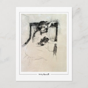 Mary Cassatt #256 - Tarjeta postal de arte fino