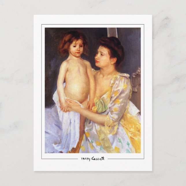 Mary Cassatt #266 - postal Bella Artes (Anverso)