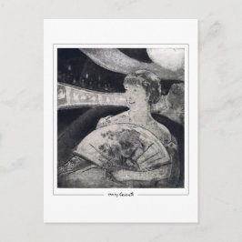 Mary Cassatt #269 - Tarjeta postal de arte fino