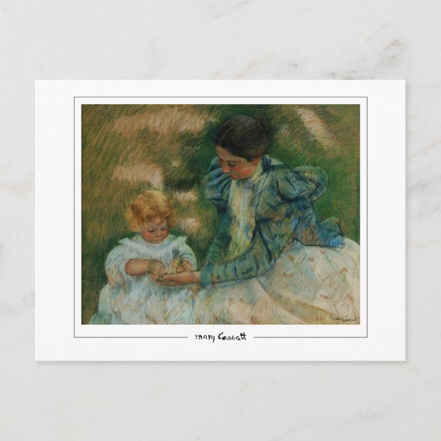 Mary Cassatt #295 - postal Bella Artes (Anverso)