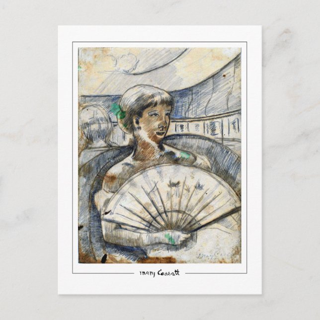 Mary Cassatt #312 - postal Bella Artes (Anverso)