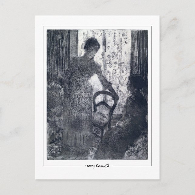 Mary Cassatt #359 - postal Bella Artes (Anverso)