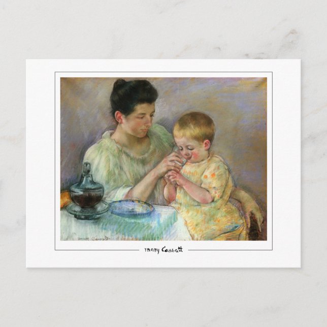 Mary Cassatt #383 - postal Bella Artes (Anverso)