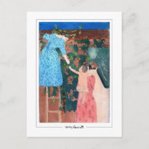 Mary Cassatt #400 - Tarjeta postal de arte fino