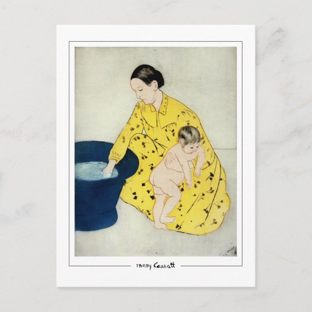 Mary Cassatt #44 - postal Bella Artes (Anverso)