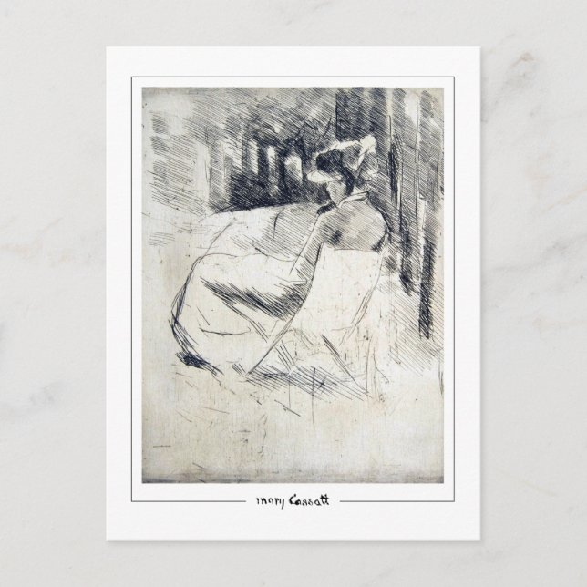 Mary Cassatt # 81- - Tarjeta postal de bellas arte (Anverso)