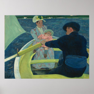 Mary Cassatt La fiesta en el bote Arte Impresionis