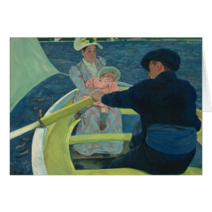 Mary Cassatt La fiesta en el bote Arte Impresionis