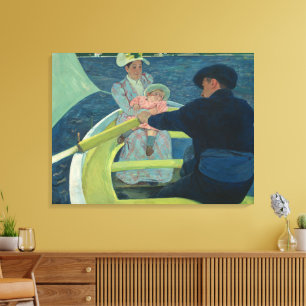 Mary Cassatt La fiesta en el bote Arte Impresionis