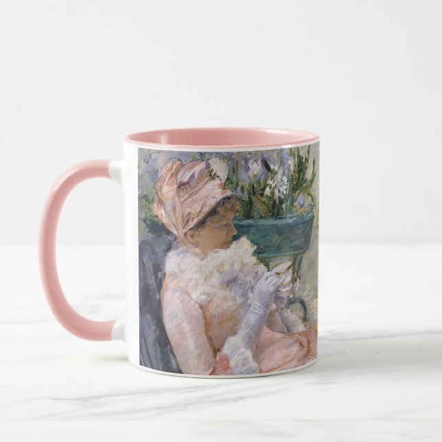 Mary Cassatt - La taza de té (Izquierda)