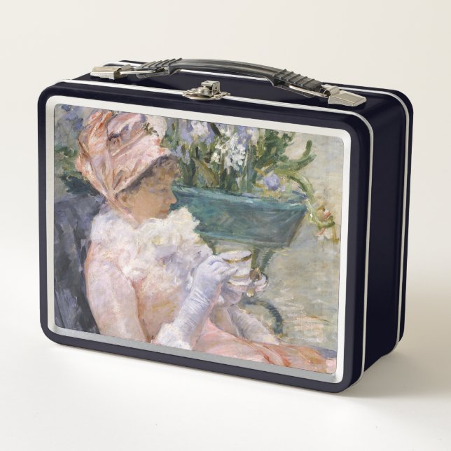 Mary Cassatt - La taza de té (Anverso)