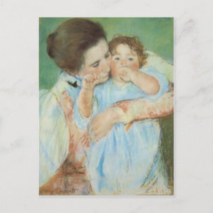 Mary Cassatt Madre e hijo tarjeta del Día de la Ma