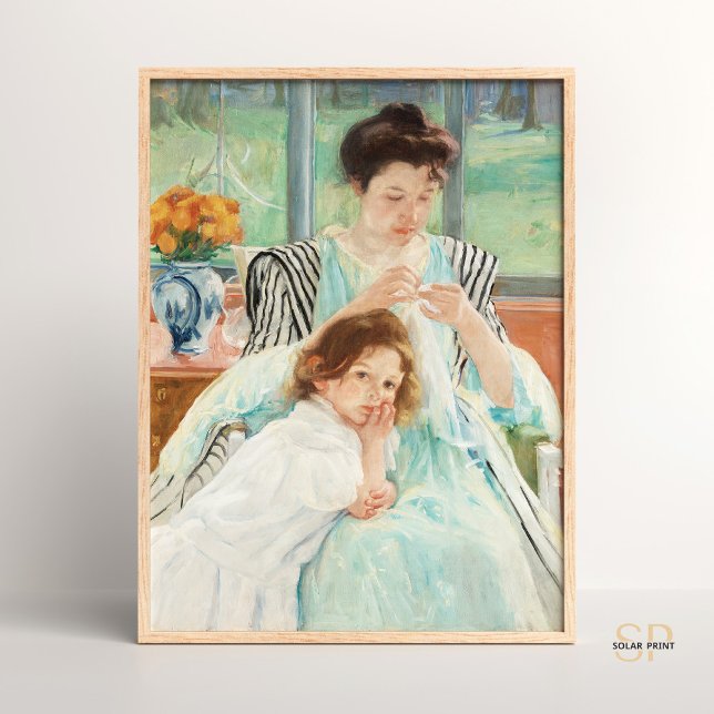Mary Cassatt Madre joven masticando arte de pintur (Subido por el creador)