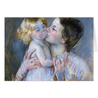 Mary Cassatt: Un beso para el bebé Anne (no. 3)
