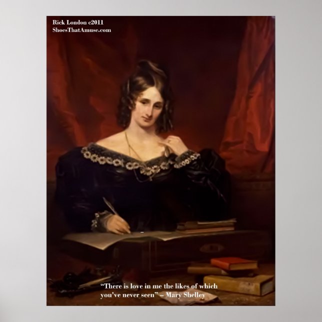 Mary Shelly "El amor nunca visto" cita a Posters (Frente)