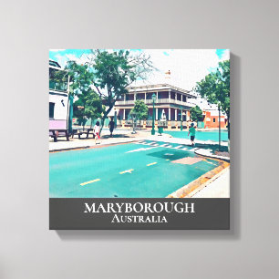 Maryborough Australia arte de viaje vintage