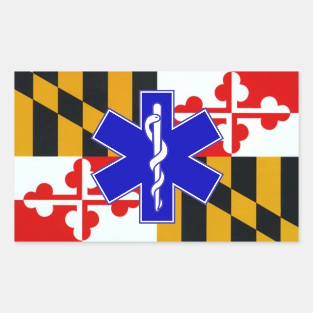 Maryland EMT pegatina (Anverso)