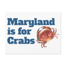Maryland es para Crabs Postales