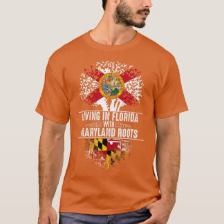 Maryland, hogar de Florida, raíz camiseta con band