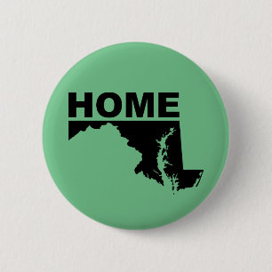 Maryland Hogar Lejos Del Pin De Insignia Del Botón