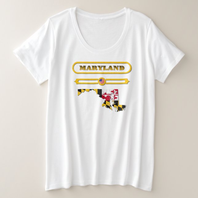 MARYLAND MAP, MARYLAND, USA. SAMER BRASIL (Anverso del diseño)