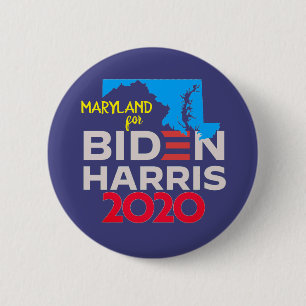Maryland para el botón Biden Harris 2020
