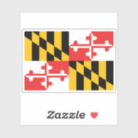 Maryland State Flag Pegatina