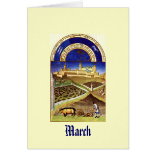 Marzo - baya de Les Tres Riches Heures du Duc de