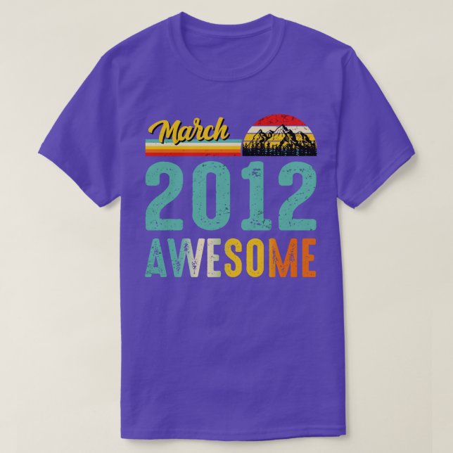 Marzo de 2012 Nacimiento de la camiseta de regalo  (Diseño del anverso)