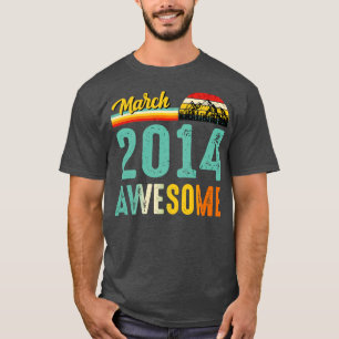 Marzo de 2014 Nacimiento de la camiseta de regalo